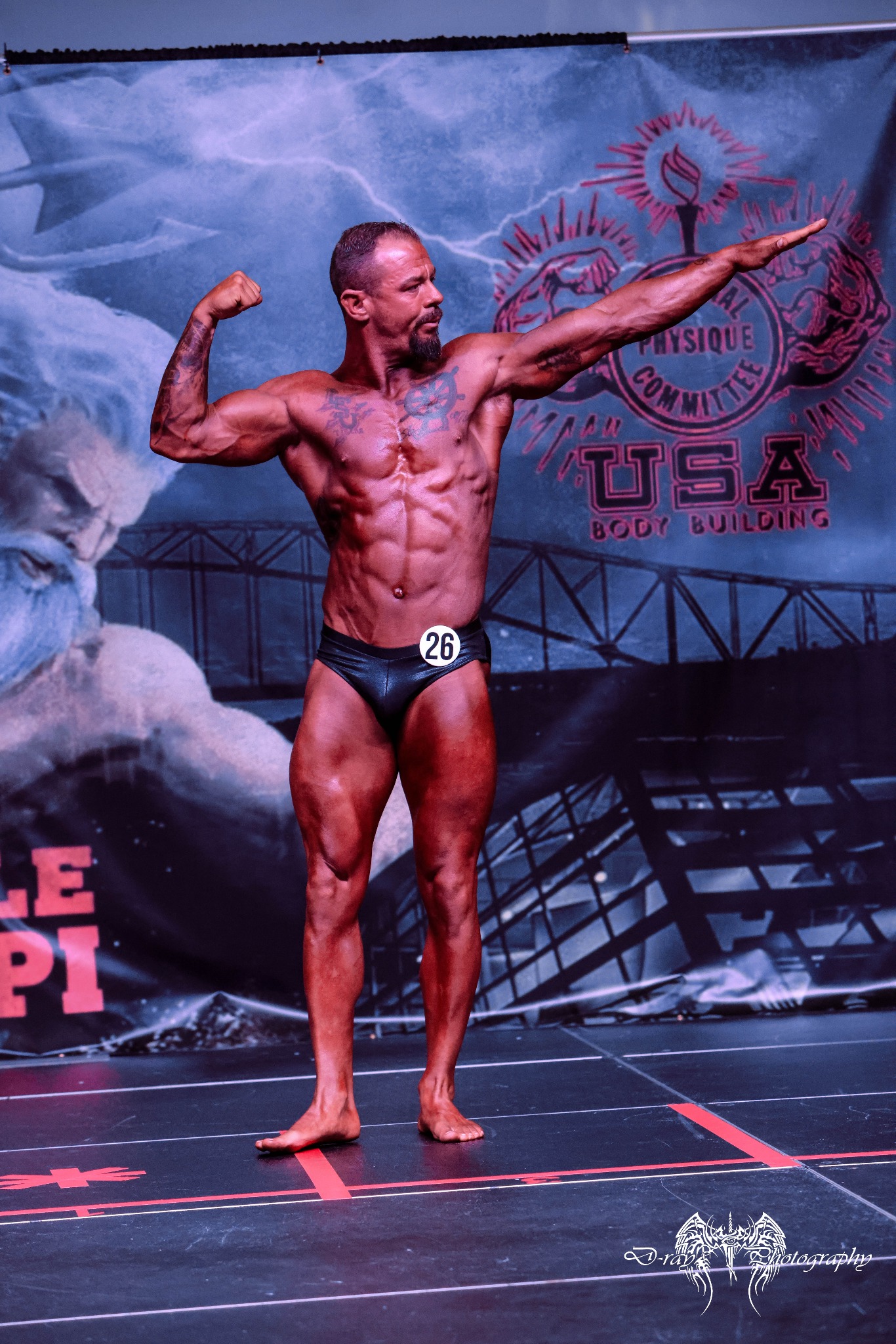 2025 NPC Mighty Muscle stage photo