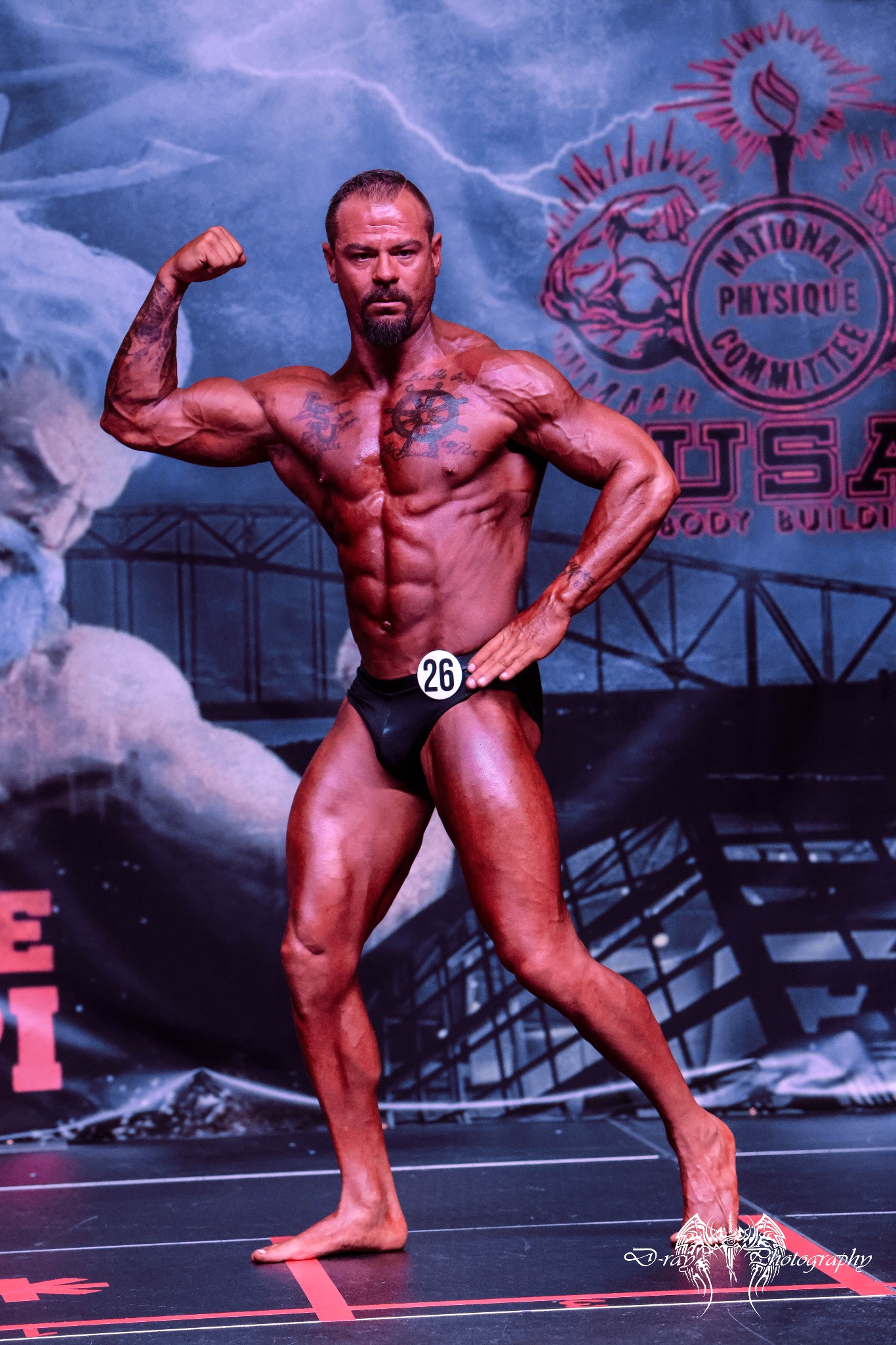 2025 NPC Mighty Muscle stage photo